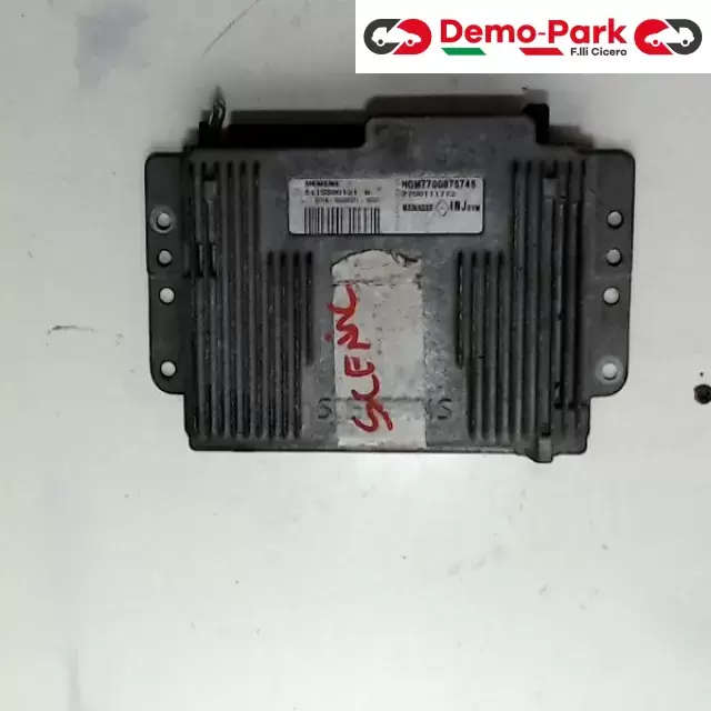 CENTRALINA MOTORE Renault SCENIC - 1.6 SIEMENS S115300121 B    7700111772 INJ BVM 0