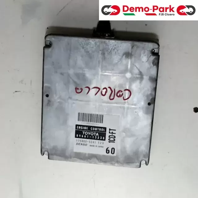 CENTRALINA MOTORE Toyota COROLLA DENSO 175800-5241   89661-13230    1CD-FT 0