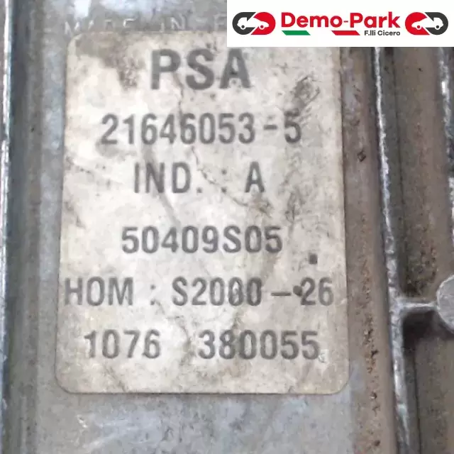 CENTRALINA MOTORE CitroЁn SAXO' PSA 21646053-5  HOM S2000-26 1