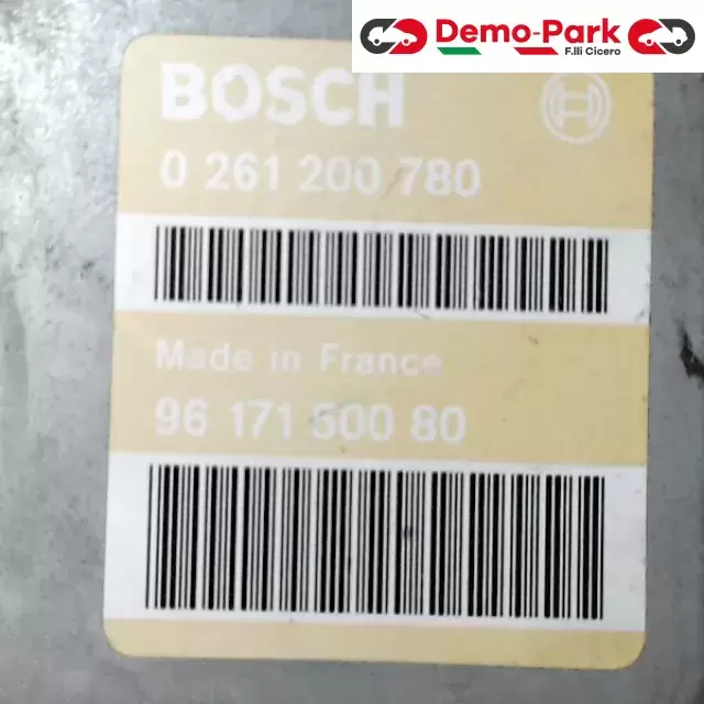 CENTRALINA MOTORE Peugeot 106 BOSCH 0 261 200 780    96 171 500 80 1