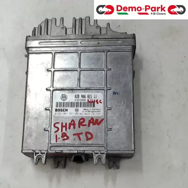 CENTRALINA MOTORE Volkswagen SHARAN - 1.9 TDI BOSCH 0 281 001 967      028 906 021 JJ 0