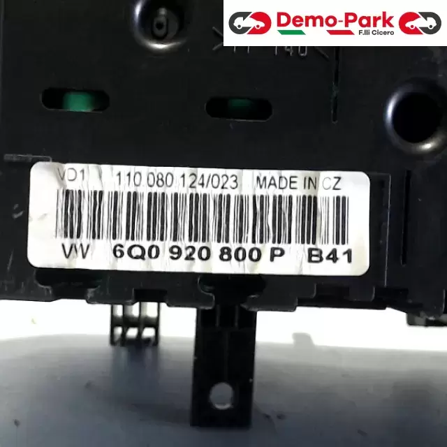 QUADRO STRUMENTI  Volkswagen POLO 1.2 9N 4 FARI 6Q0920800P 2