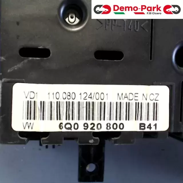 QUADRO STRUMENTI 6Q0920800 Volkswagen POLO - 1.4 16V  2