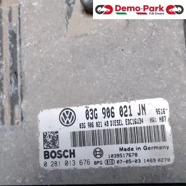 CENTRALINA MOTORE SEAT ALTEA COD. MOT. BLS Seat ALTEA 2.0 TDI 03G906021JN 1