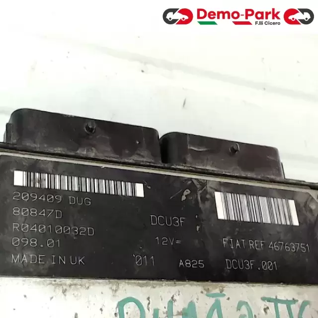 CENTRALINA MOTORE FIAT PUNTO II Fiat PUNTO II 1.9 D 46763751 1