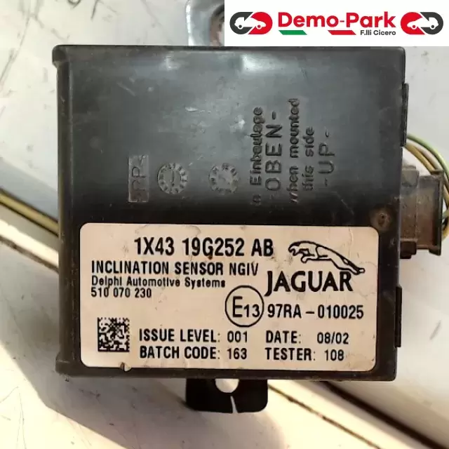 SENSORE DI INCLINAZIONE NGIV Jaguar X-TYPE 1X43 19G252 AB 0