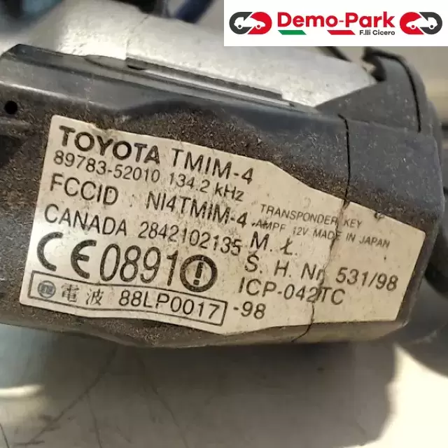 BLOCCASTERZO  Toyota YARIS D4D 89783-52010 1
