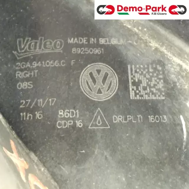 FARETTO POSIZIONE DX Volkswagen T-ROC 2GA.941.056.C F 2