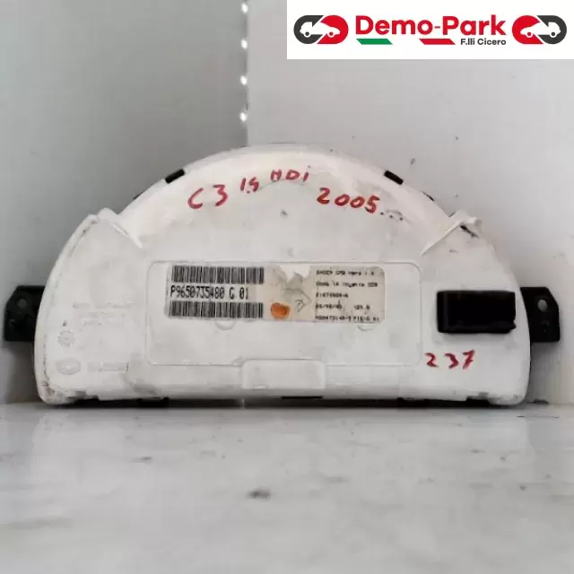 QUADRO STRUMENTI CitroЁn C3 - 1.4 HDI P9650735480 G 01 1