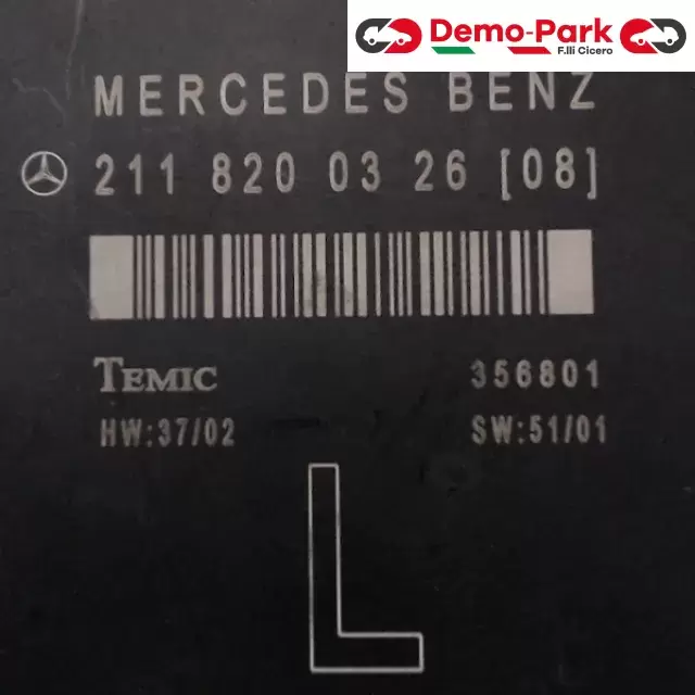 CENTRALINA CONTROLLO PORTIERA ANT. SX Mercedes-benz CLASSE E - 320 CDI 211 820 03 26 1